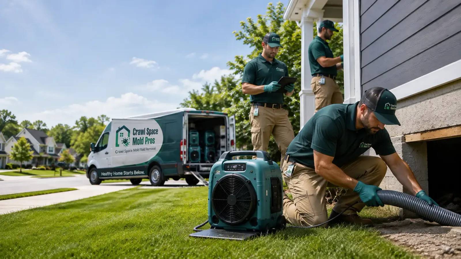 Crawl Space Mold Removal in Bloomingdale, IL